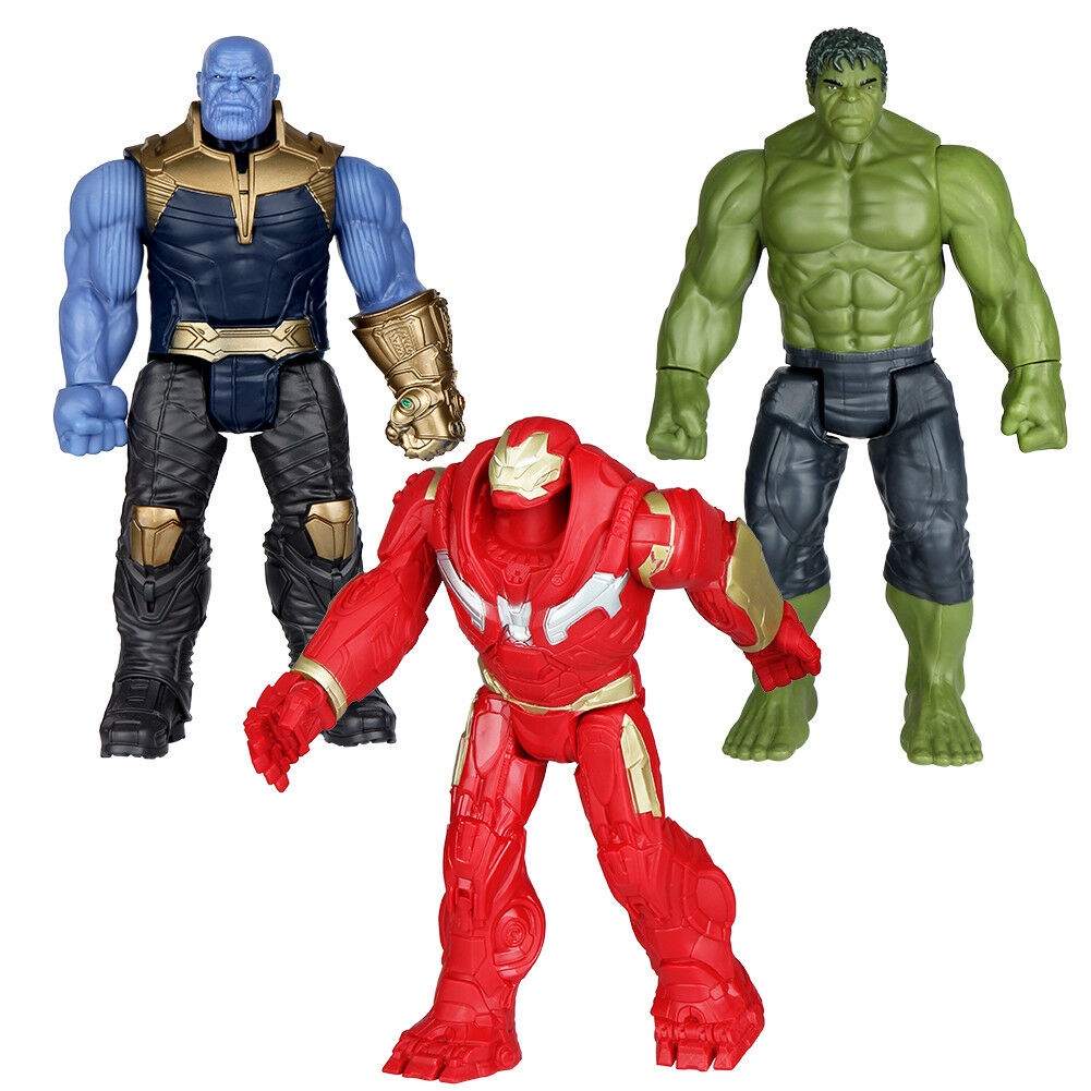 Avengers Titan Hero Series 12&quot; Thanos Iron Spiderman Hulk Thor Action Figures
