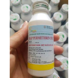 Thuốc diệt muỗi, côn trùng Map Permethrin 55 EC 100ml
