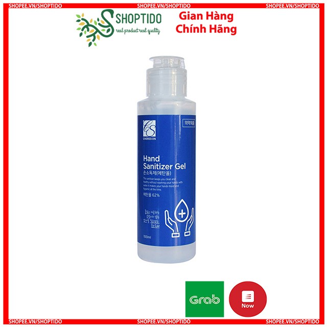 Dung dịch rửa tay khô diệt khuẩn 99,9% Chereskin Hand Sanitizer Gel 100ml