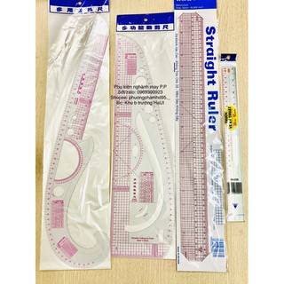 Combo Thước thiết kế chuyên dùng 4 loại