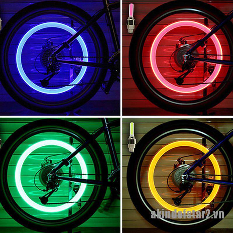Bộ 2 Nắp Van Bánh Xe Đạp Có Đèn Led Chất Lượng