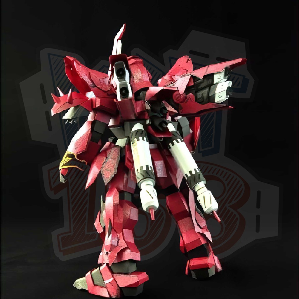 Mô hình giấy Gundam Robot SD MSN-06S Sinanju