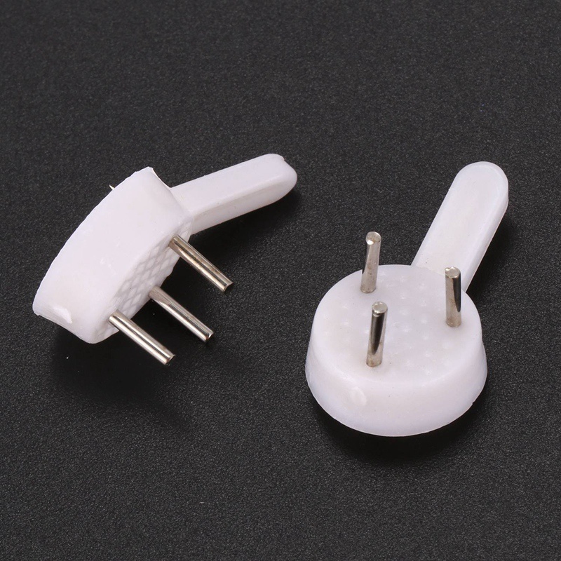 Set 40 móc treo khung ảnh gắn tường bằng nhựa 3 chân kiểu dáng tiện dụng