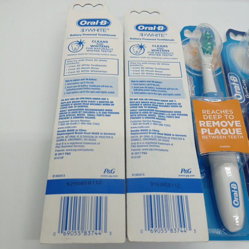 Bàn chải đánh răng bằng điện Oral-B dùng pin AA