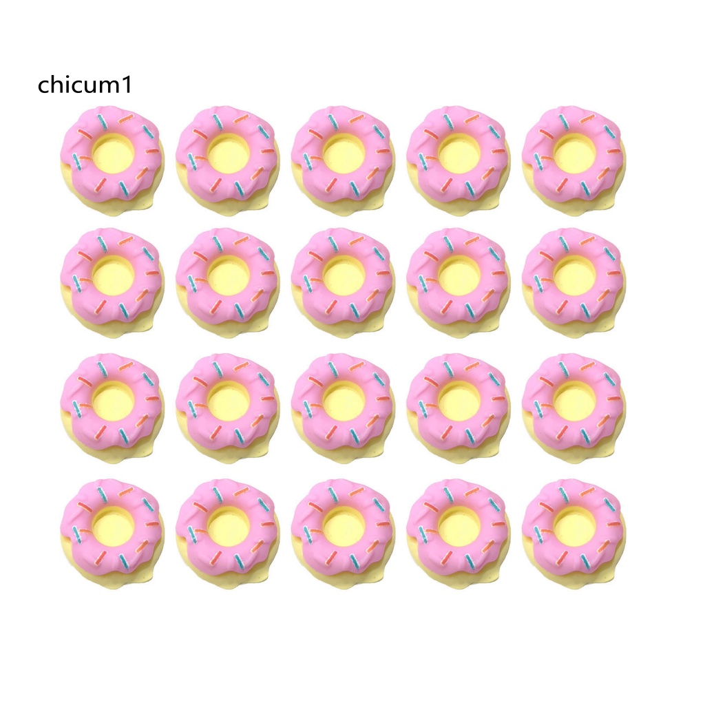 Set 20 Hạt Nhựa 3D Nhiều Màu Sắc Đính Móng Nghệ Thuật