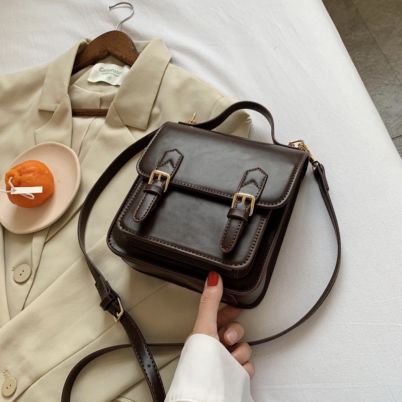 Túi Xách Nữ Đeo Chéo Đeo Vai Da Trơn Phong Cách Hàn Quốc Thời Trang Năng Động | BL02