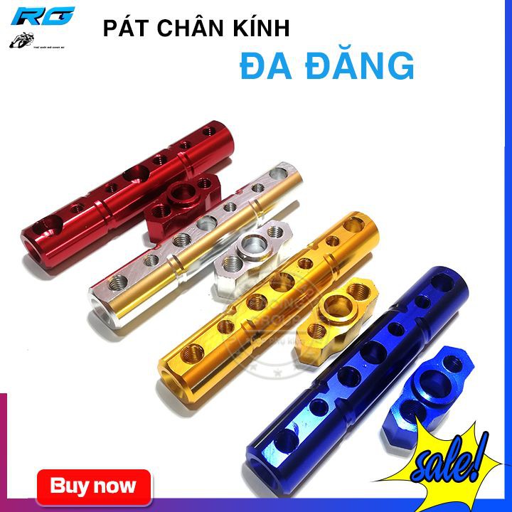 Pát Chân Gương Xe Máy Đa Năng Gắn Nhiều Đèn Trợ Sáng