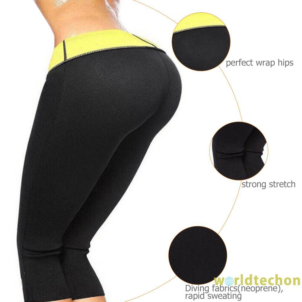 READY STOCK Women Fashion Sports Slimming Leg Shaper Weight Loss Yoga Fitness Pants