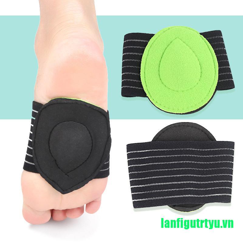 【trtyu】1 Pair Feet Heel Pain Relief Plantar Fasciitis Insole Run-up Pad Feet Sole Care