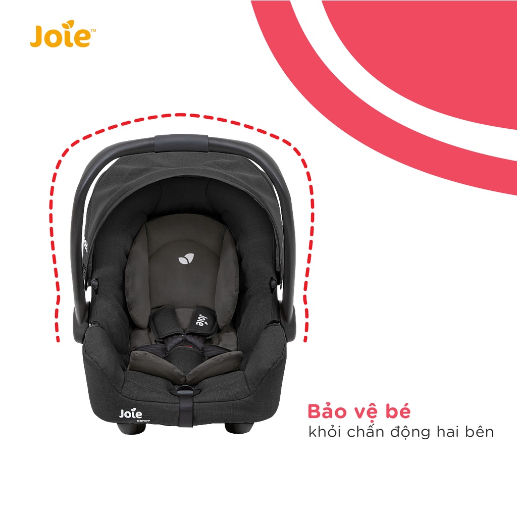 Nôi nằm ô tô kết hợi nôi xách tay trẻ em - JOIE GEMM SHALE