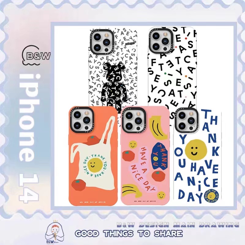 Ốp Lưng Silicone ChốNg SốC HìNh MặT CườI Dễ Thương Cho iPhone 14 13 12 11 Pro MAX 14Plus X XS MAX XR 7Plus 8Plus