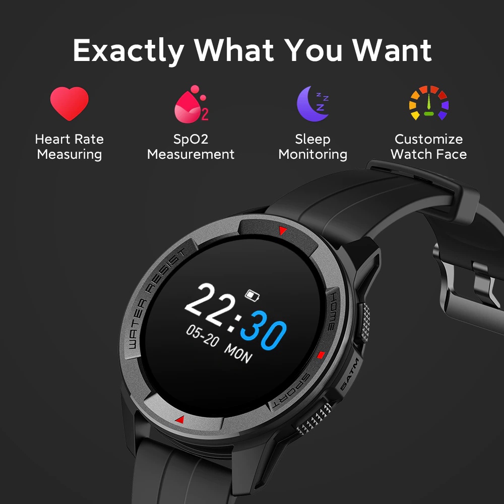 Đồng Hồ Thông Minh Mibro X1 Màn Hình 1.3-Inch AMOLED Chống Nước 5ATM