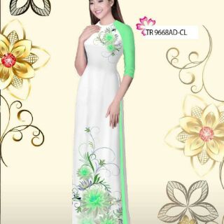 vải áo dài in 3d