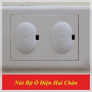 Combo 10 nút bịt ổ điện 2 chân