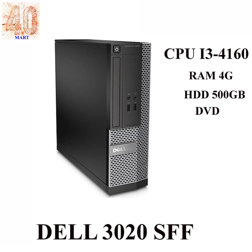 Máy bộ dell, barebone dell optiplex 3020 7020 SFF ( CPU i5 4570 ,i3-4160, G-3220 / 4G / SSD 120G )