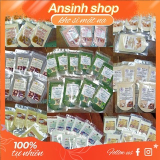 Combo 100 gói mặt nạ handmade mix các loại