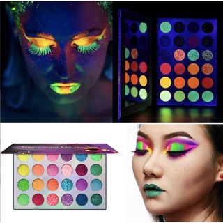 Phấn mắt màu neon dạ quang 24 màu