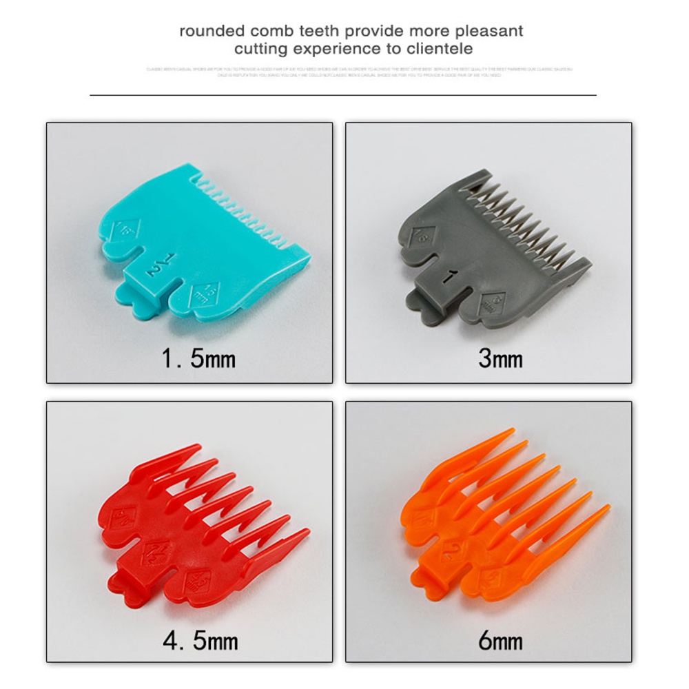 WAHL Hàng Có Sẵn Giao Hàng Ngay Lập Phương# Bộ 10 Đầu Lược Giới Hạn Bảo Vệ Tông Đơ 3-25mm Chuyên Dụng