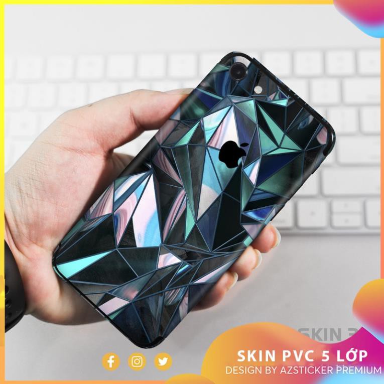 [Hot] Dán Skin 3D Diamond Cho IPhone | Skin IPhone 5 Lớp Chất Liệu Cao Cấp Chống Xước, Chống Thấm, Chống Bay Màu...