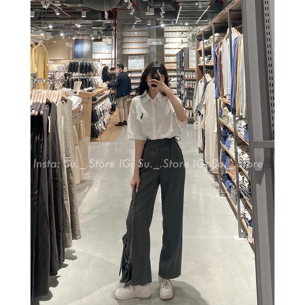 Quần culottes khuy cài dây buộc nơ Q415 SUSTORE