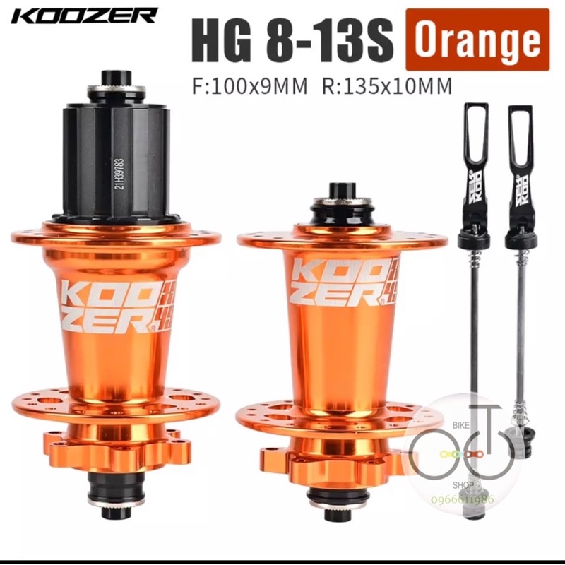 Bộ Hub  Xe đạp trước sau  Koozer XM490 Pro 32 lỗ