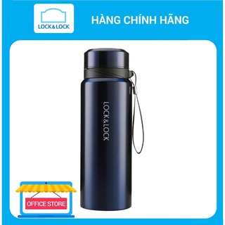 Bình Giữ Nhiệt Vacuum Bottle Lock&Lock (800ml) Xanh Đậm [ LHC6180FU] - Hàng chính hãng