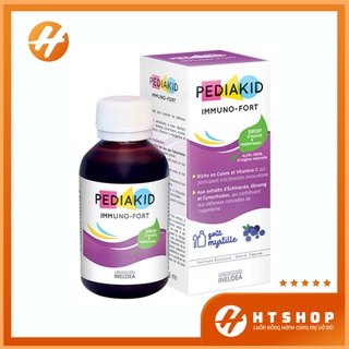 Siro pediakid immuno fort hỗ trợ cải thiện tăng đề kháng cho bé từ 6 tháng tuổi 125ml - pháp