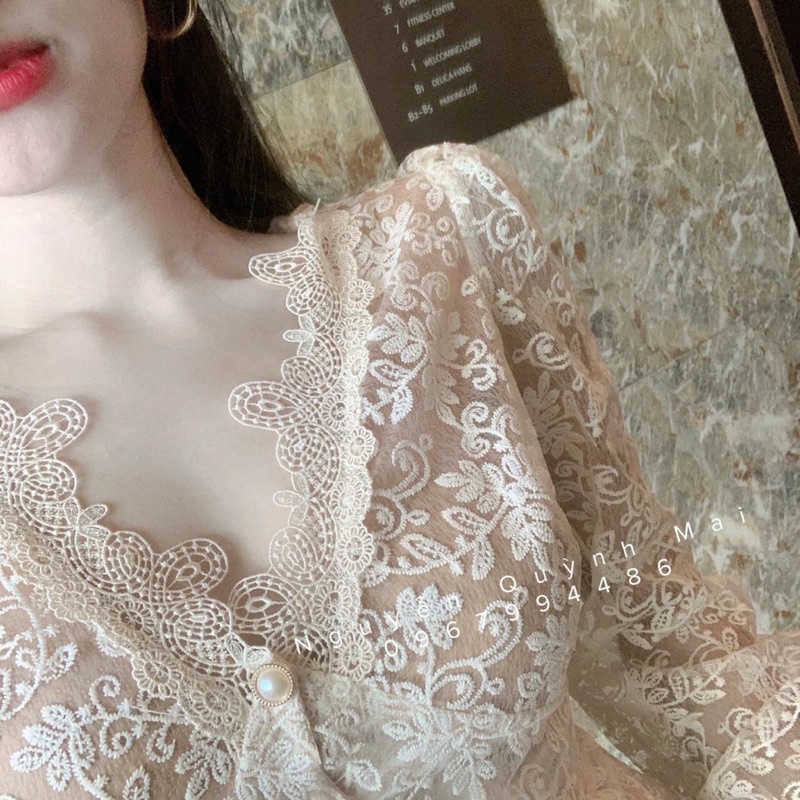 váy ren tiểu thư