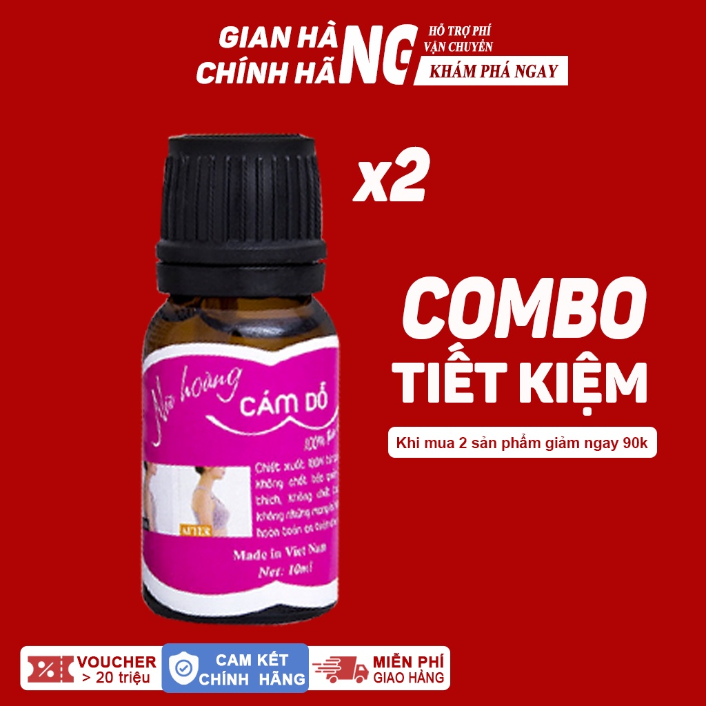[Combo tiết kiệm] Tinh dầu nở ngực giúp vòng 1 hiệu quả tự nhiên, căng mịn và săn chắc
