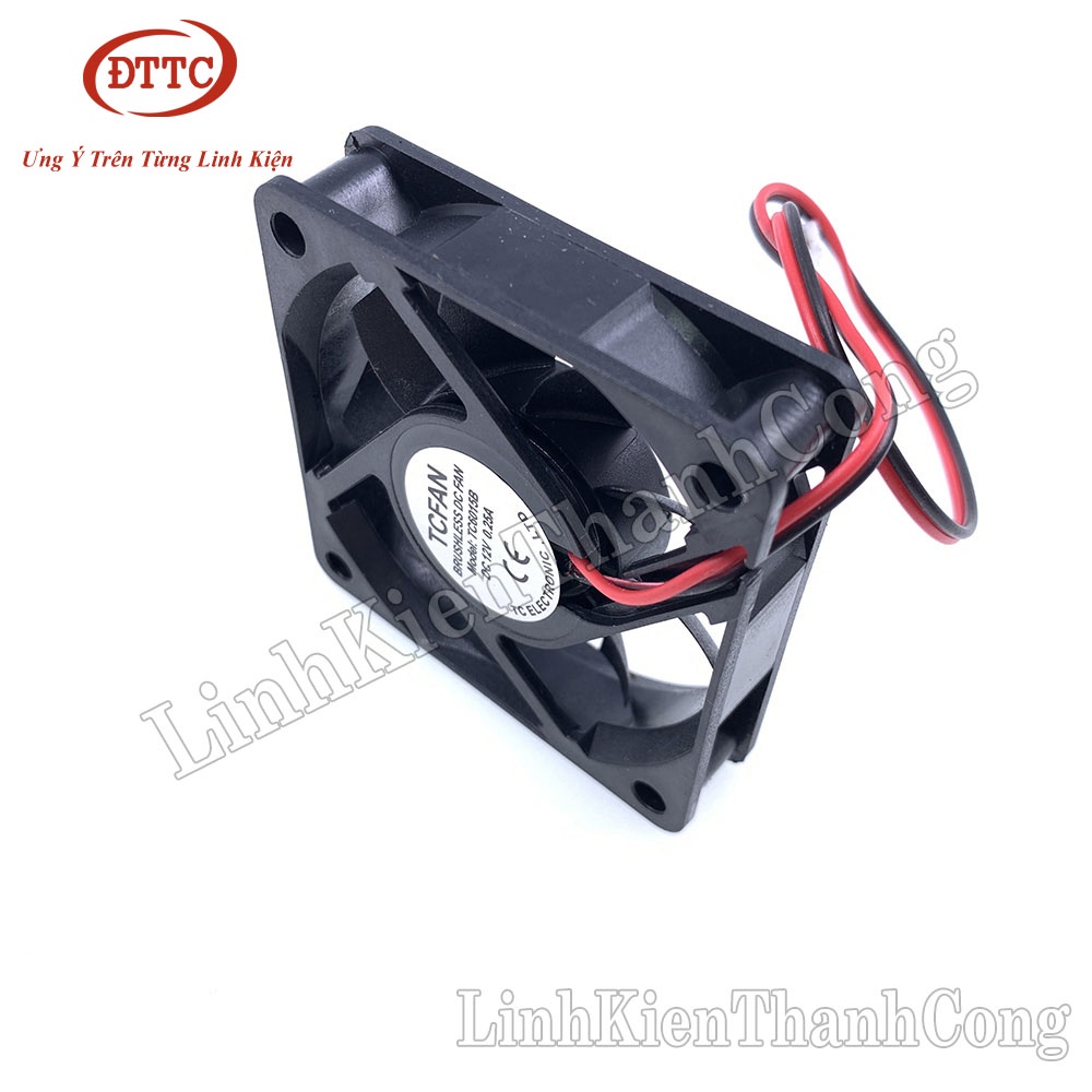 Quạt Tản Nhiệt 6015 6cm 6x6x1.5cm 12V 0.25A