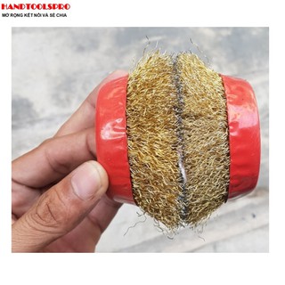 Combo 2 Chén cước đánh gỉ 100mm màu đỏ