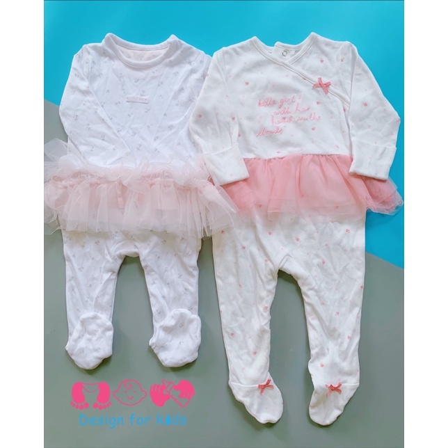 Sleepsuit váy Mothercare xuất dư cho bé gái