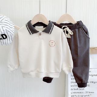 Set áo thun tay dài & quần dài cho bé trai