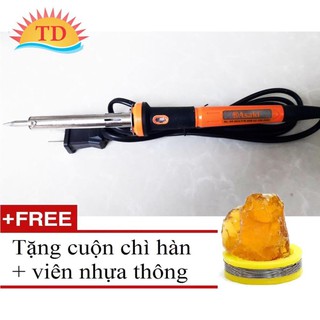 Mỏ hàn chì đầu nhọn cao cấp 60w asaki ak-9034 + tặng chì nhựa thông
