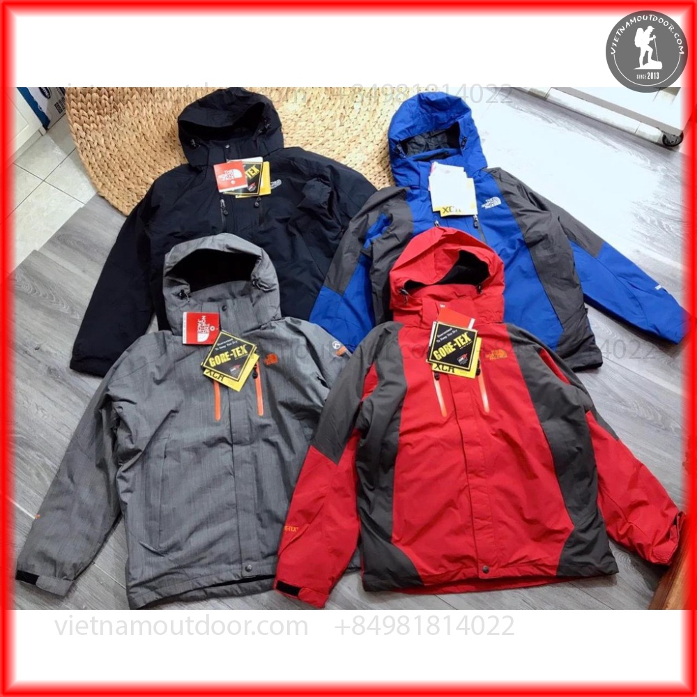 Áo khoác nam The North Face chống nước 3 lớp nỉ có nón bên trong lót nỉ cực ấm áo mặc 3 kiểu tháo rời thành áo gió nam