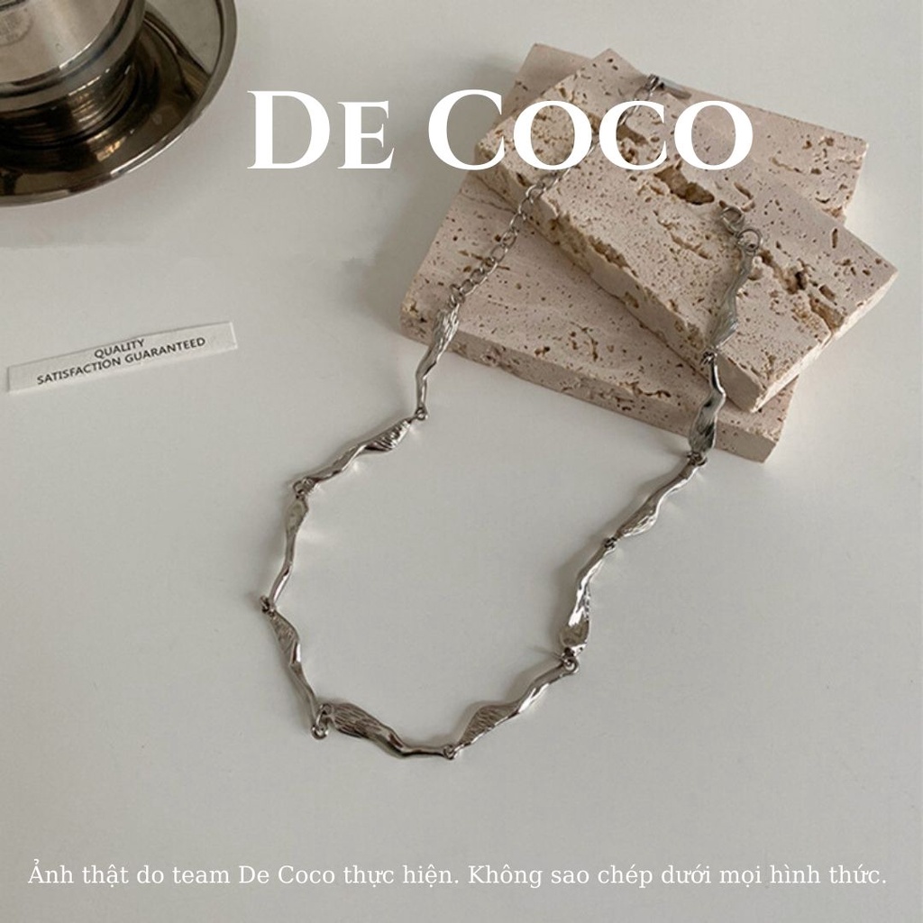 Vòng cổ choker Silver Bar decoco.accessories