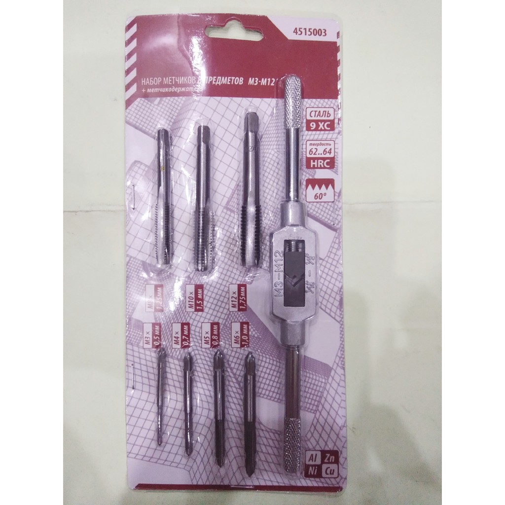 BỘ TARO TẠO REN LỖ 8 CHI TIẾT