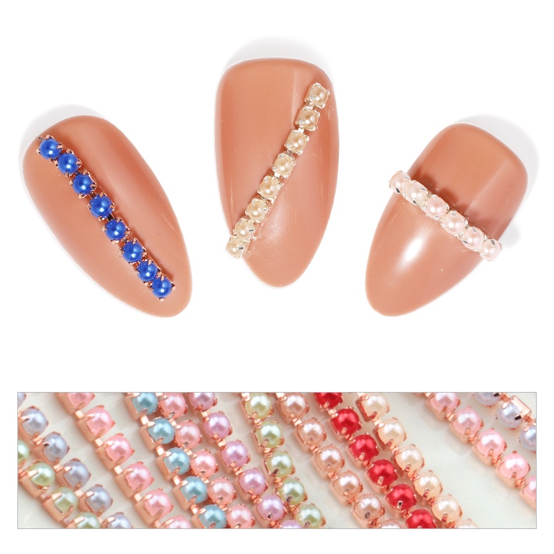 Đế Bạc ABS Ngọc Trai Dùng Làm Đồ Trang Sức DIY SS6 SS8