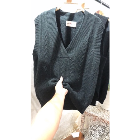 Áo gile len Hàn 2hand