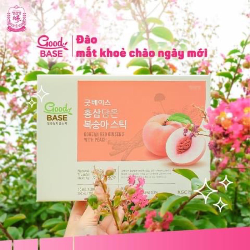 [Mã GROSALE2703 giảm 8% đơn 250K] Good Base Hồng sâm chứa đào Cheong Kwan Jang