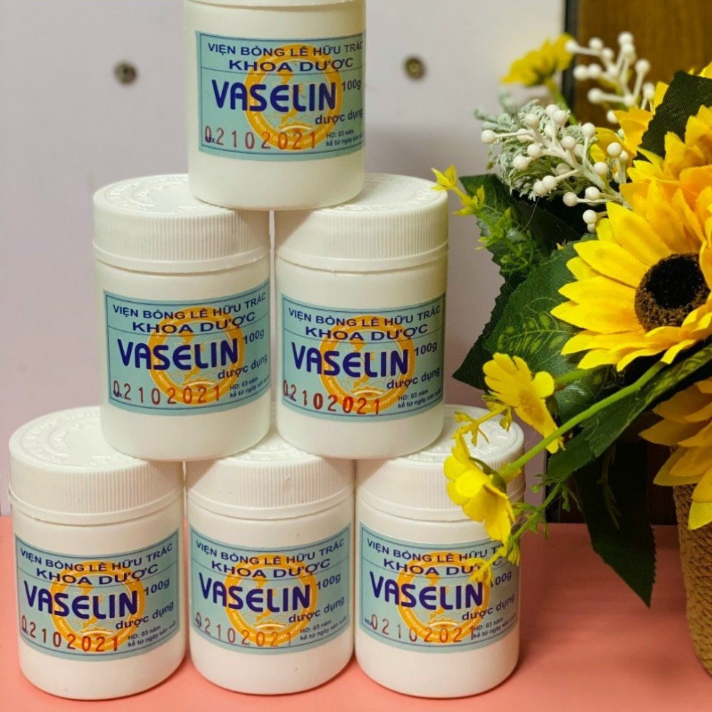 Kem nẻ dưỡng ẩm Vaselin Hộp 100g, Sáp chống nẻ làm mềm da an toàn cho trẻ nhỏ