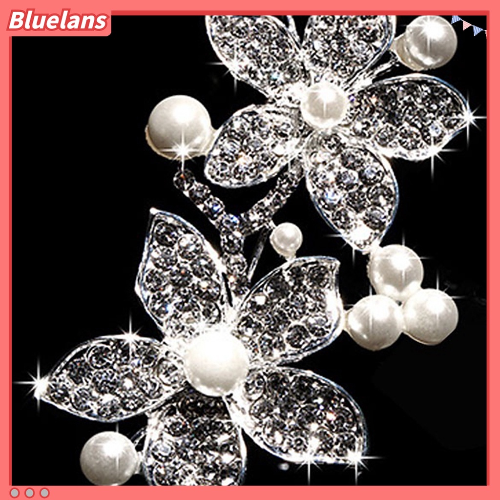 Cài TóC HìNh Hoa ĐíNh Kim Cương Giả ThờI Trang Cho Nữ