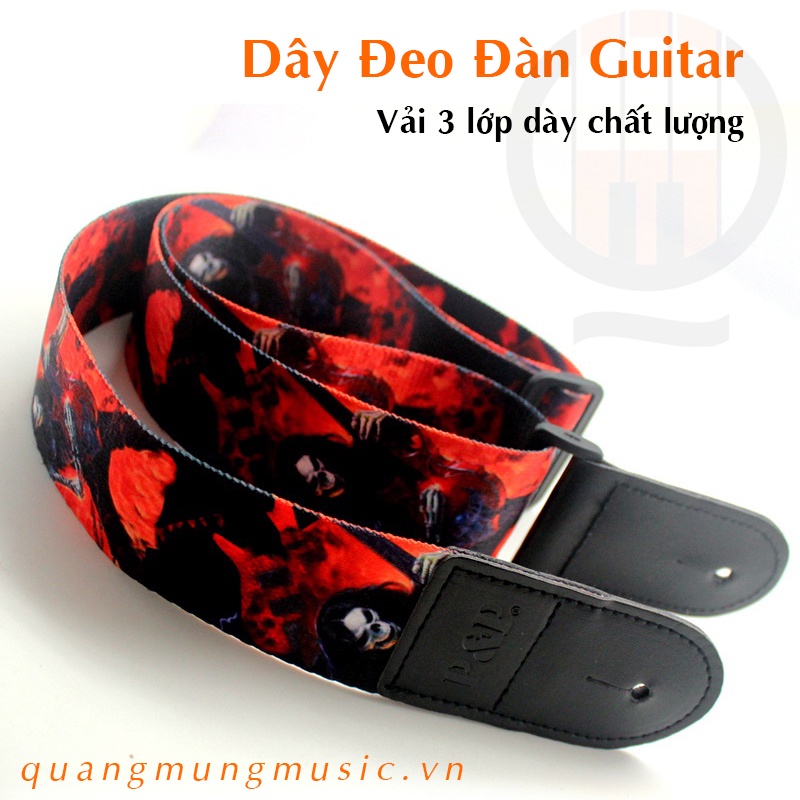 Dây Đeo Đàn Guitar Vải Dày Chất Lượng