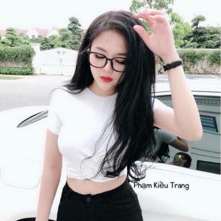 Áo croptop xoắn bụng cực xinh