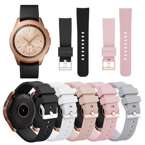 Dây đeo silicon 20mm cho đồng hồ thể thao Samsung Galaxy Watch sm-r810 42mm &amp; Gear 2