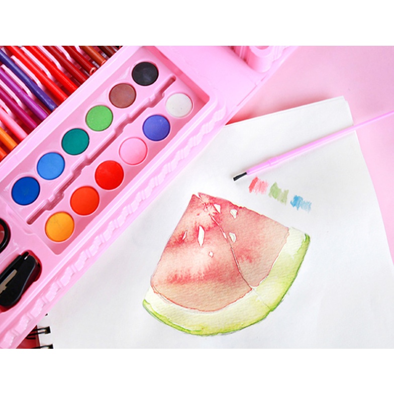 Set 86 Bút Chì Màu Kèm Cọ Vẽ sa6018