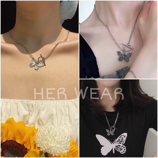Dây chuyền bướm 🦋FREESHIP🦋 Dây chuyền nữ đẹp phong cách Retro Hàn Quốc.