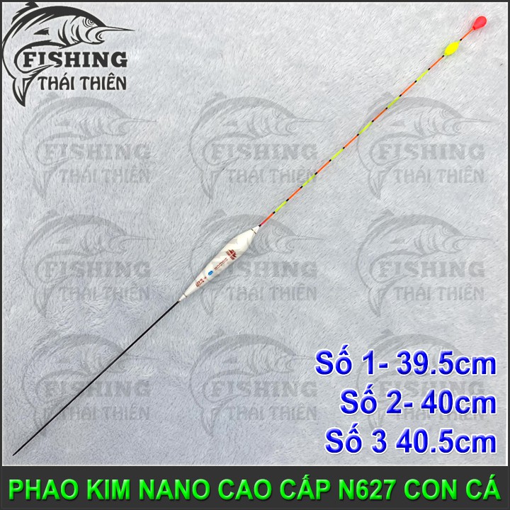 Phao Kim Nano N627 Con Cá Câu Đơn, Đài Số 1, 2, 3 Chất Liệu Mút Xốp Phủ Nano Có Đài Phản Quang Dùng Câu Đơn Câu Đài