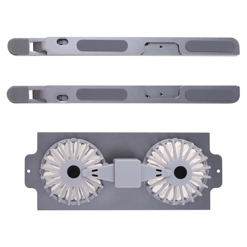 Giá Đỡ Laptop Tăng Chiều Cao Kèm 2 Quạt Tản Nhiệt Tùy Chỉnh Tiện Dụng