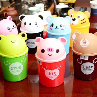 THÙNG RÁC MINI HÌNH THÚ XINH XẮN